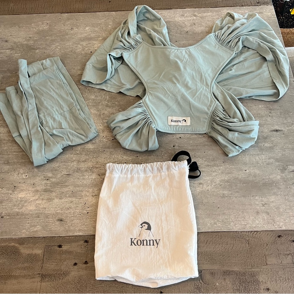 Konny Baby Wrap- Light Green, Size Large